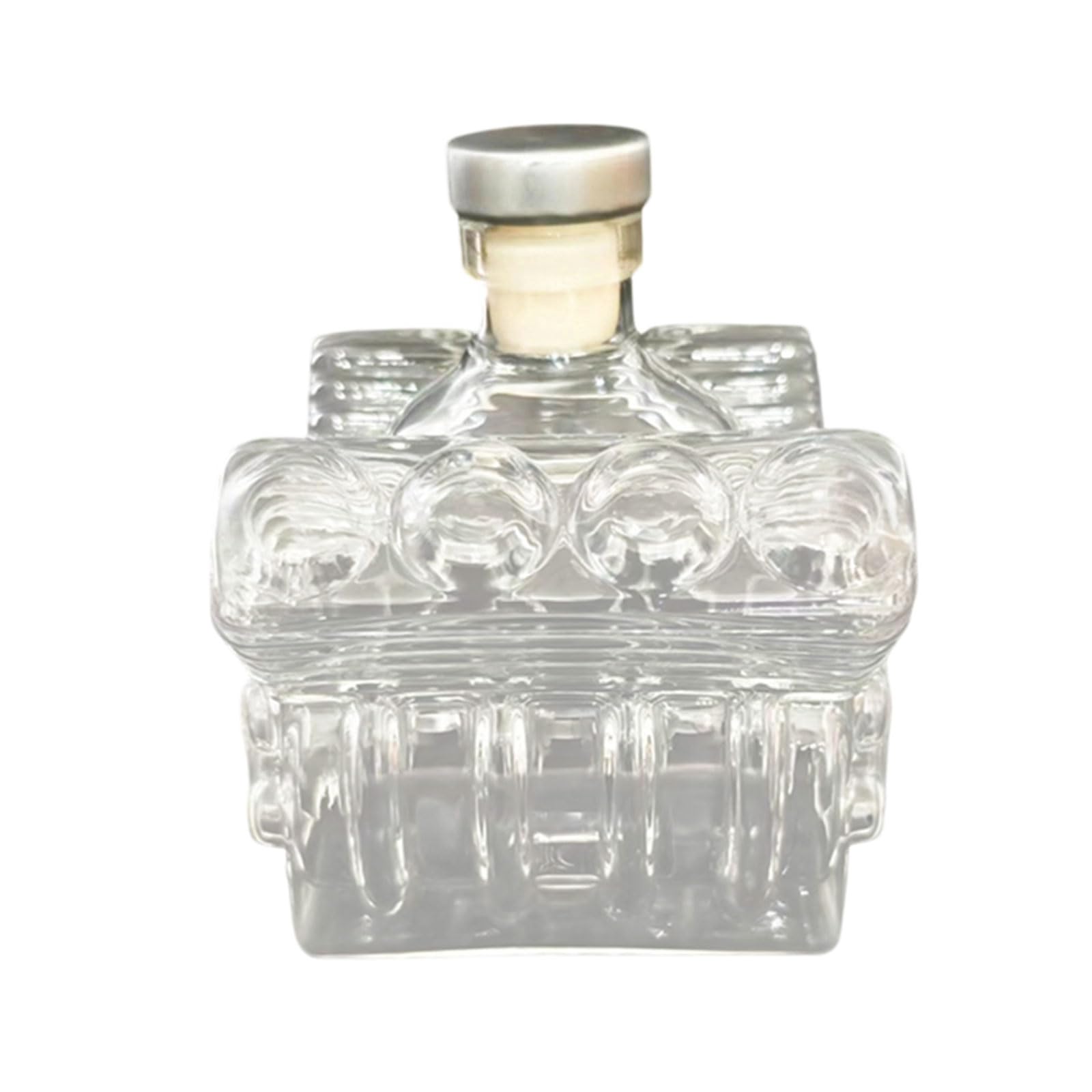 LUCKGONI Unique Engine Shape Decanter With High Aerating Glass Bottle For Enhancing Drinking