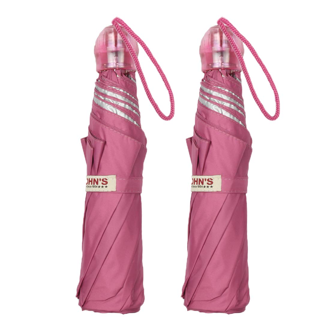 john's umbrella 545 Moon Silver 3F (D Pink) (Pack of 2)-picture-16