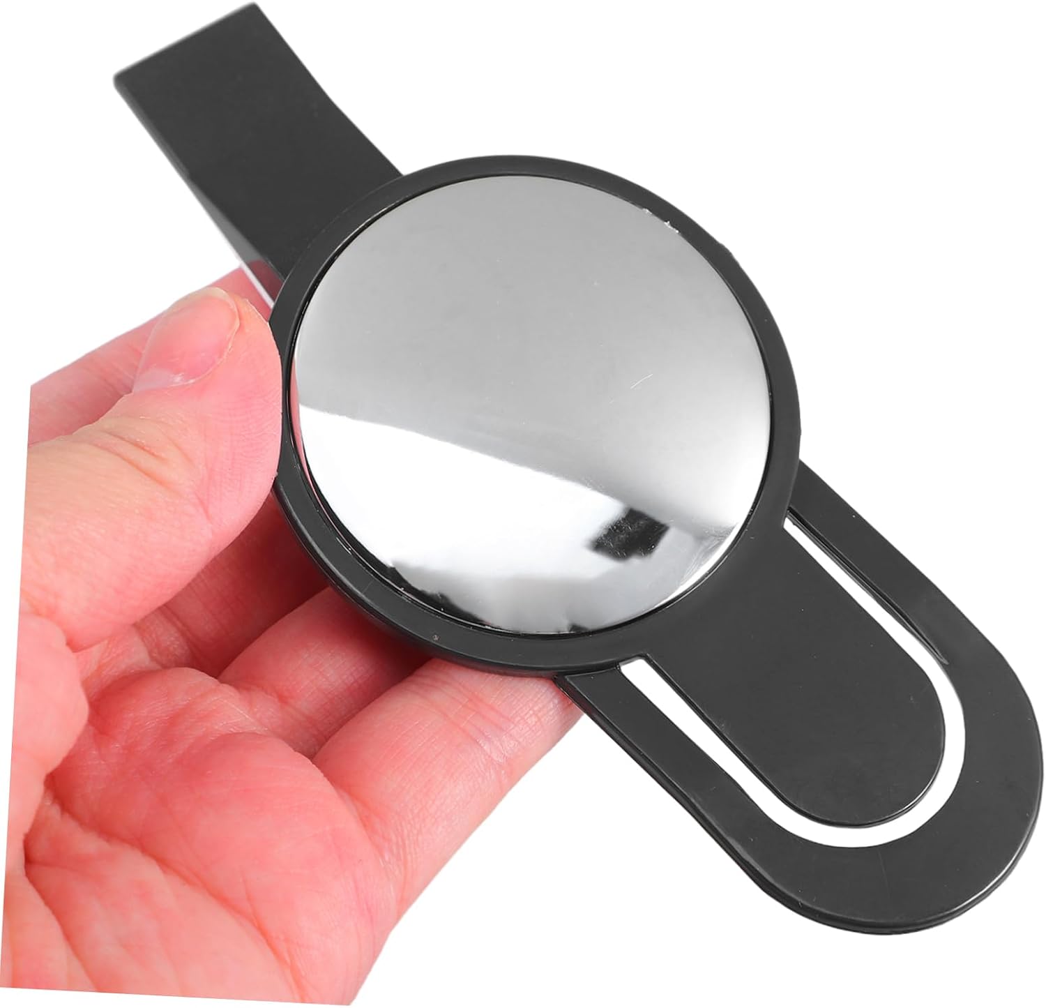 KOMBIUDA Personal Rear-view Mirror for Computer Desk Accessory for Enhanced Safety Visibility Workspaces Random Colors