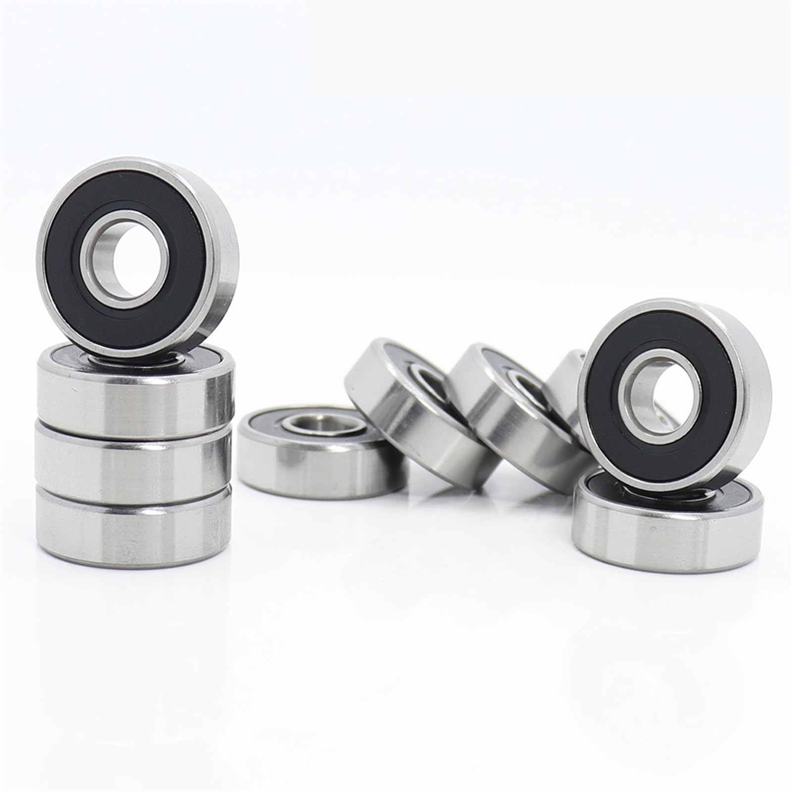 Scooter 608 2RS rodamiento de bolas 8mm de eje para patinete y monopatín rodamientos 608-2RS 4