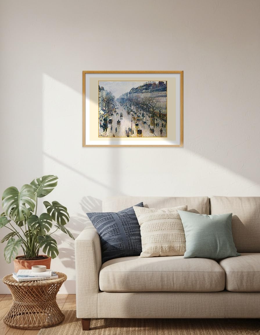M. Blanche Rue Parisienne 水彩画 2枚 M. Blanche Rue Parisienne