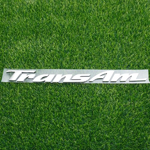 Placa de identificación Trans Am 1993-2002 de puerta con letras 3D cromadas 4
