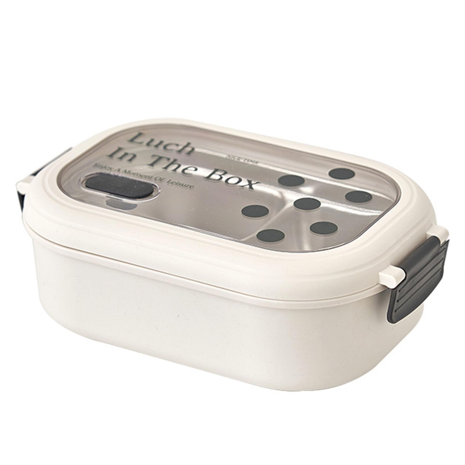 SIXRUN 2 Scomparti Lunch Box, Acciaio Inox Mantenimento del Calore (Dot)