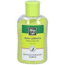 Allga San Bagno Riducente Anti Callosità – Sali per Pediluvio Piedi per Calli, Duroni e Talloni Screpolati, 350g – Sali da Bagno Rilassanti e Profumati ad Azione Igienizzante – Con Olio di Pino Mugo