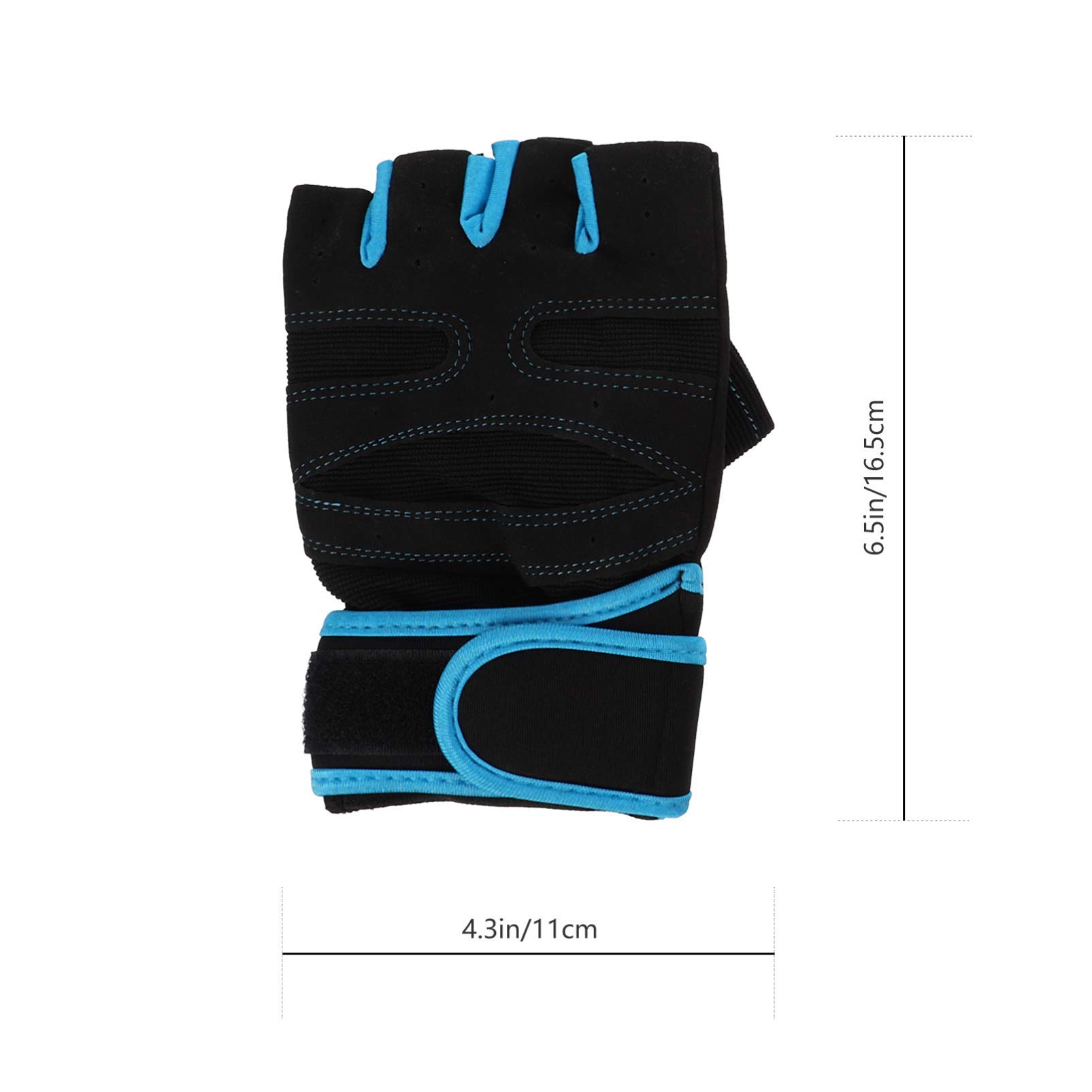 TOVINANNA 1Pair Sports Gloves for Men and Women Breathable Half Finger Gym Gloves for Weightlifting Cycling and Outdoor Activities Skid Design Comfortable Grip and Protection