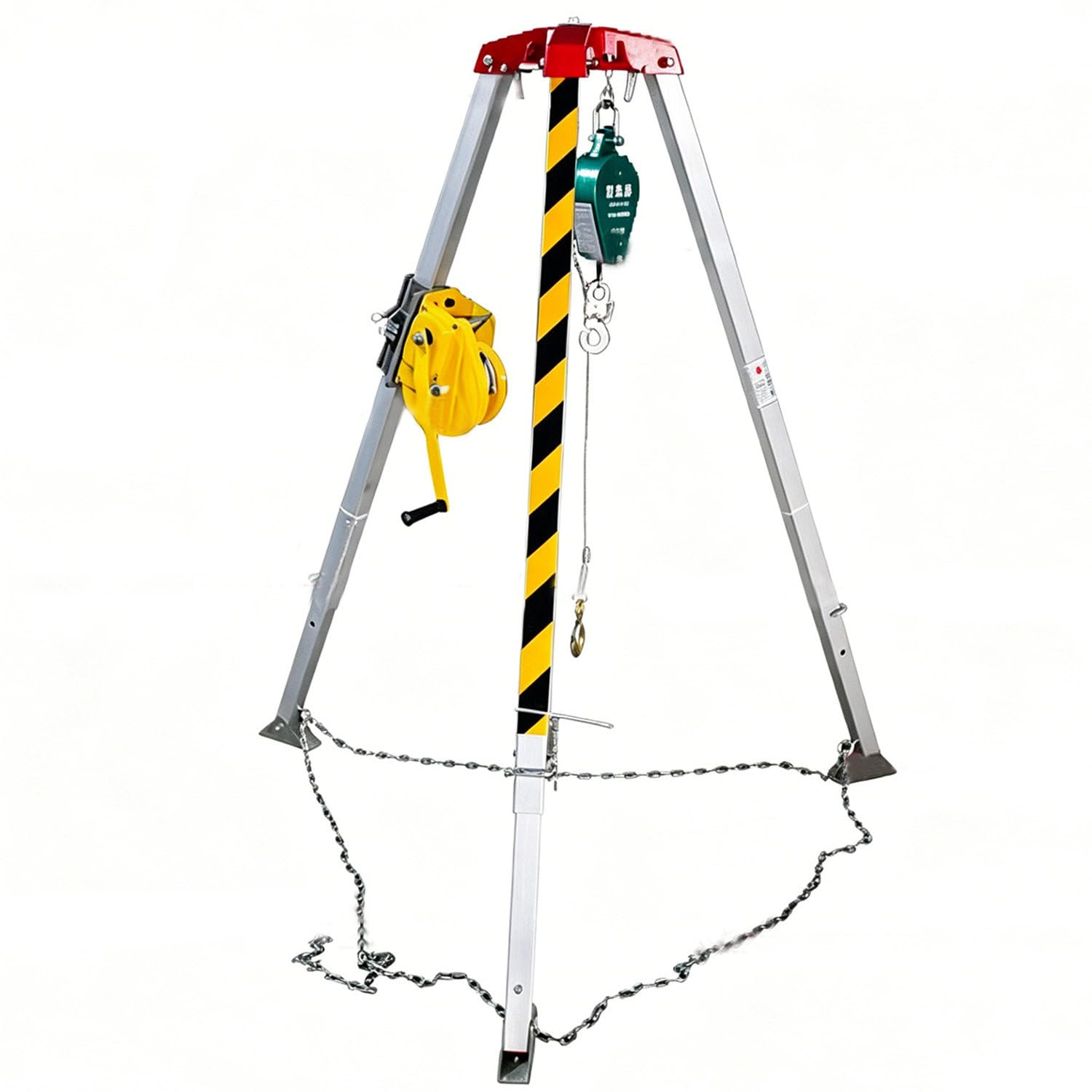 DowPie Portable Telescopic Aluminum Tripod Winch Kit 1200lbs
