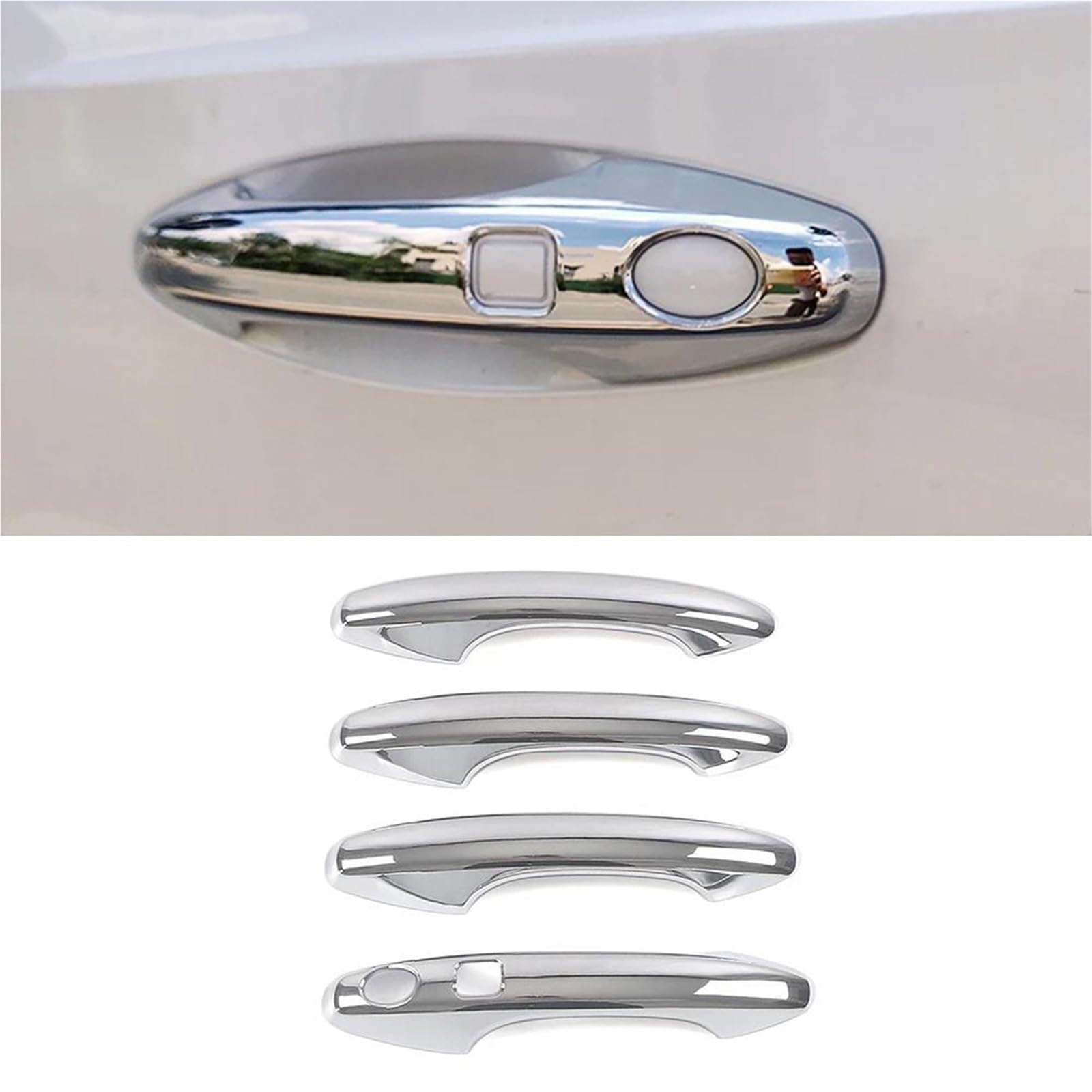 NOHEEU Car Door Handle Cover Exterior Trim Decorative Accessories for Haval for Jolion 2021 2022