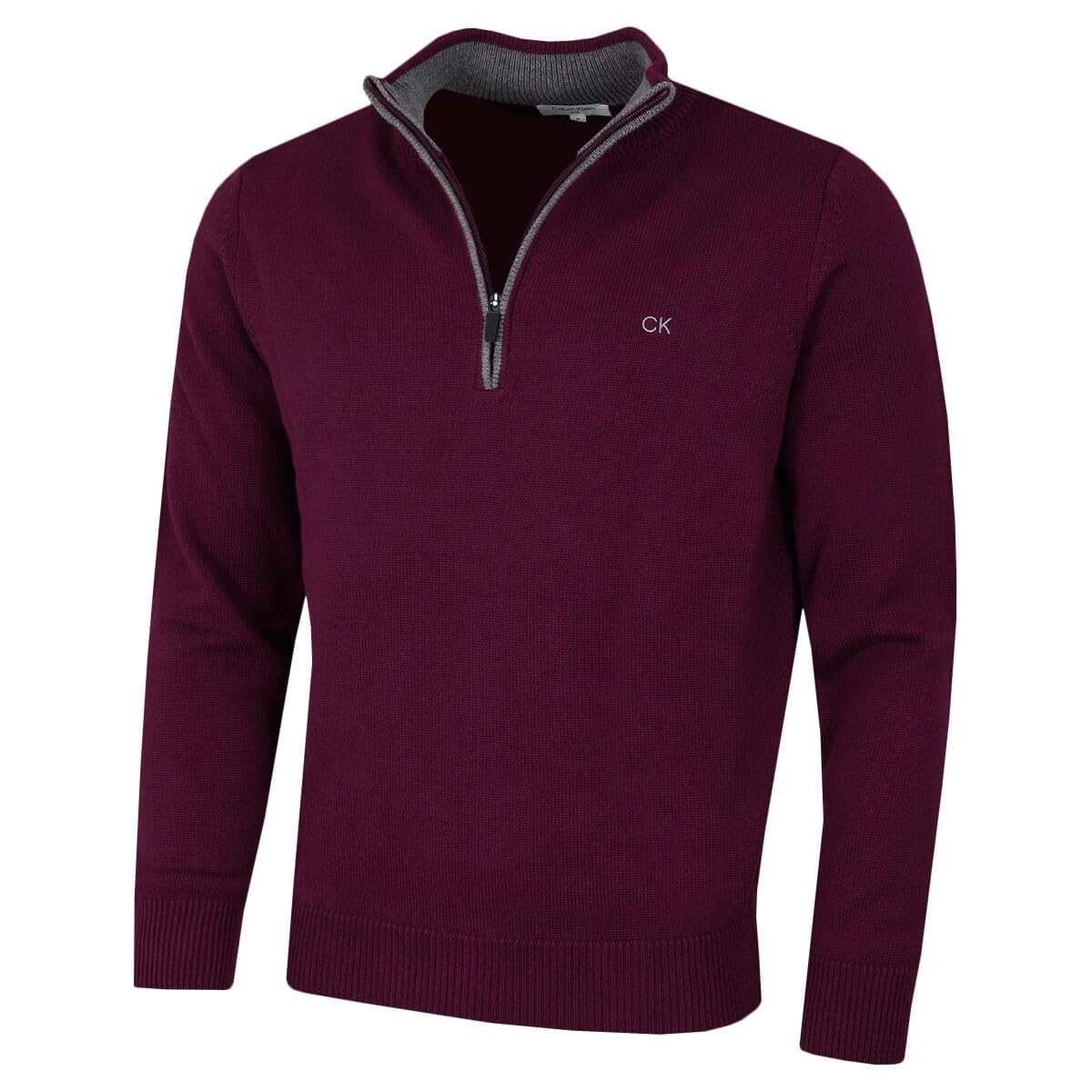 Calvin Klein Men's Cranberry 1/2 Zip Ck Golf Sweater - Xxxxl