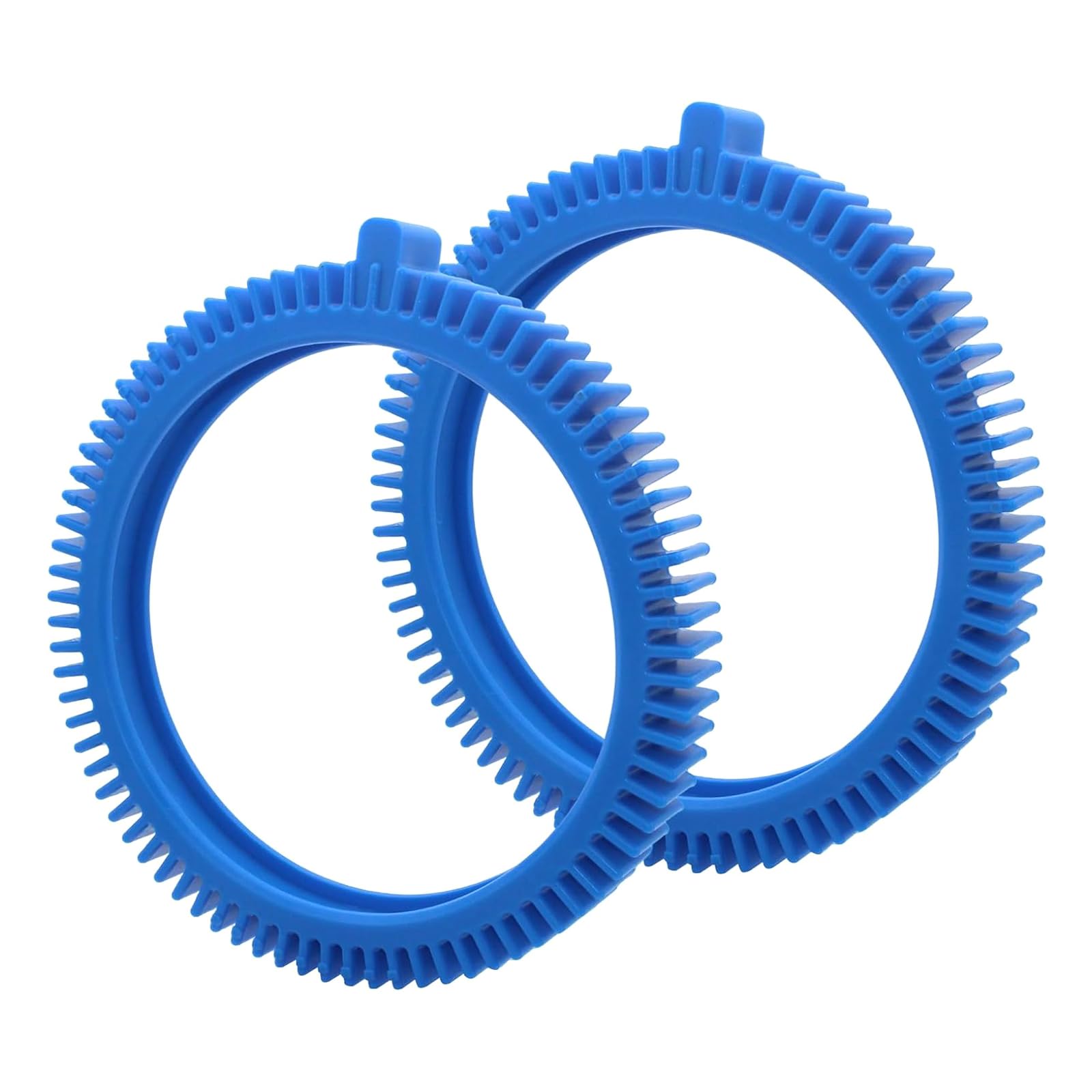 Msioytog 2 Pieces Swimming Pool Maintenance Sunlight Resistant Compound Sturdy Construction Rubber Pool Vacuum Tires