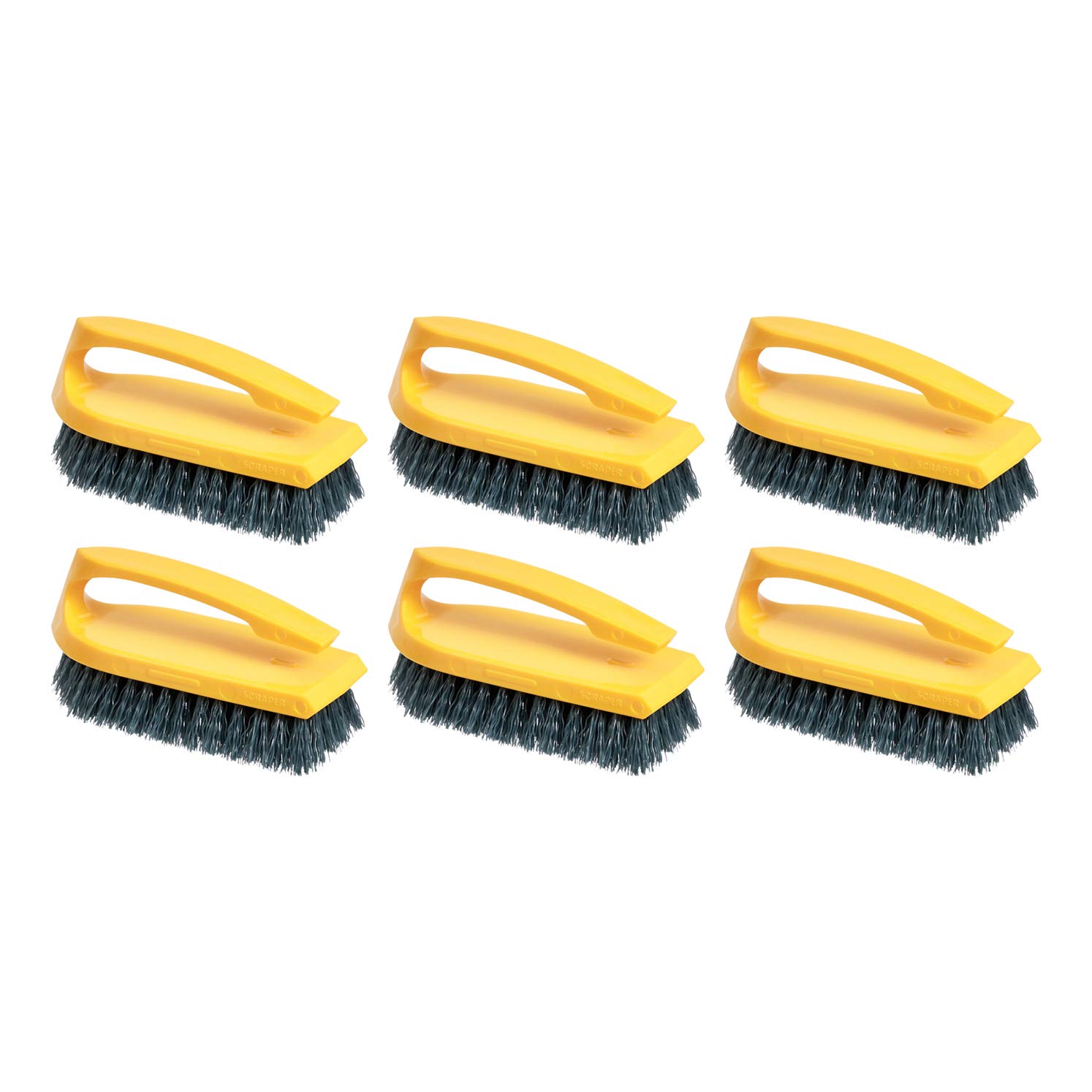 AmazonCommercial - Cepillo para fregar el suelo, 6 unidades