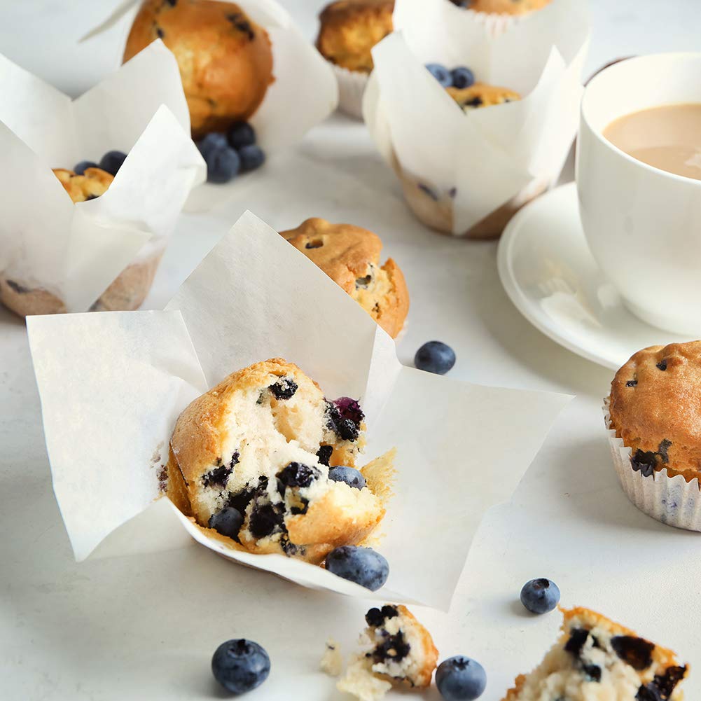 150 Pirottini Tulipano Per Muffin E Cupcake - Carta Antiaderente, Adatti Al Forno, Perfetti Per Feste E Eventi - Foto 2