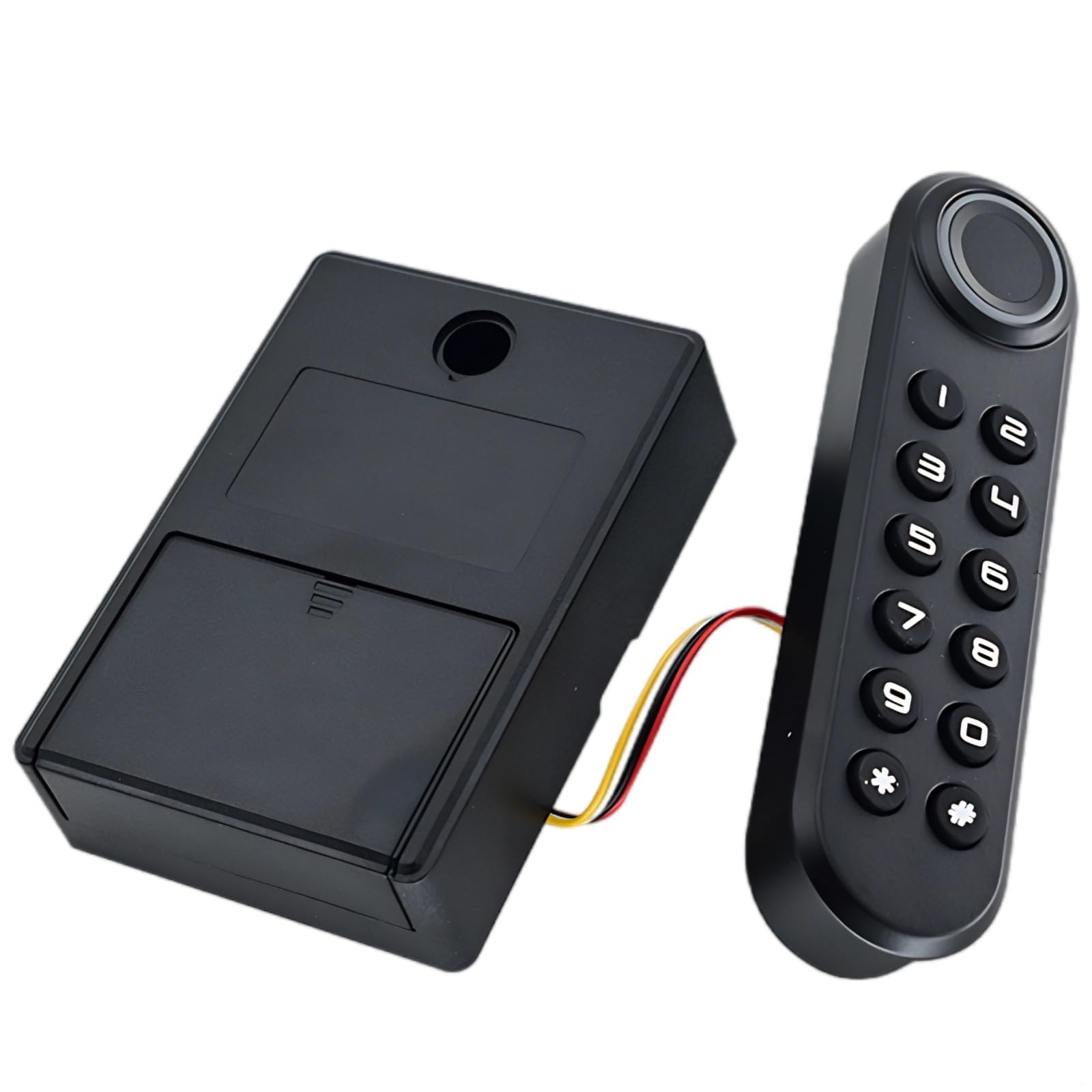 PONDON Inteligentny elektroniczny zamek do szafki na odciski palców, zasilanie awaryjne USB, łatwa instalacja do drewnianych drzwi, do szuflad, butów, przechowywania w biurze
