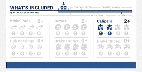 Miniatura 2 de Callahan - Par de pinzas de freno delantero de repuesto original para Chevy Cruze 2011-2015 y 2012 2013 2014 2015 2016 2017 Sonic