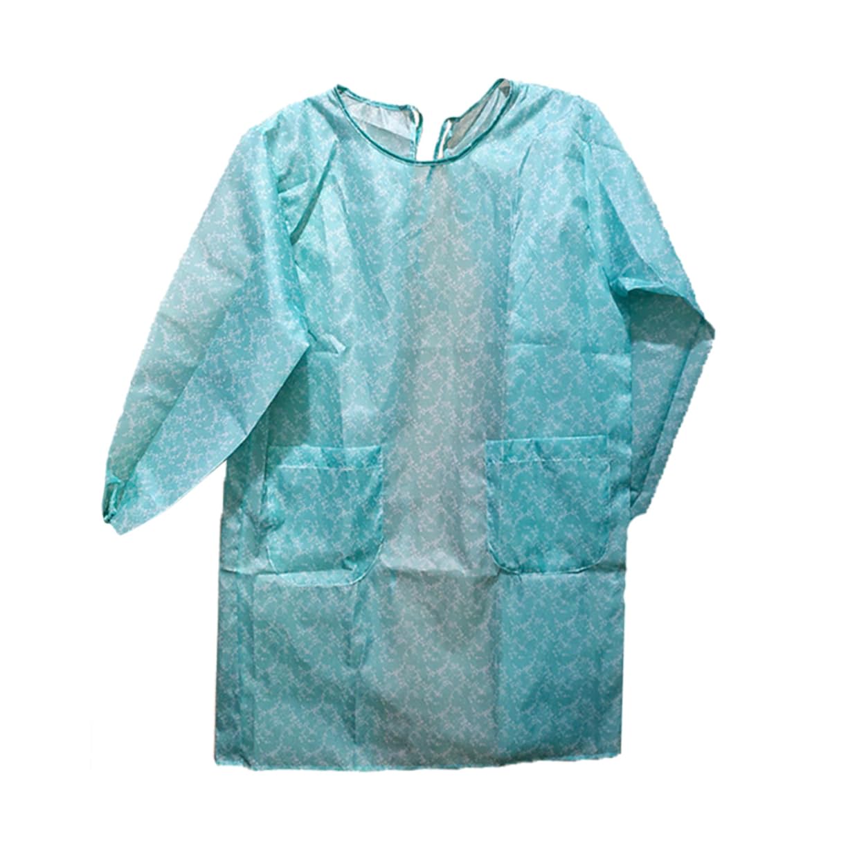 WOONEKY 1pc Housework Apron Polyester Apron Waterproof Apron for Women Smock Adult Long Sleeves Long Sleeve Apron Adults Cleaning Apron Aprons Kitchen Home Full Sleeve Apron Bib Apron Blue