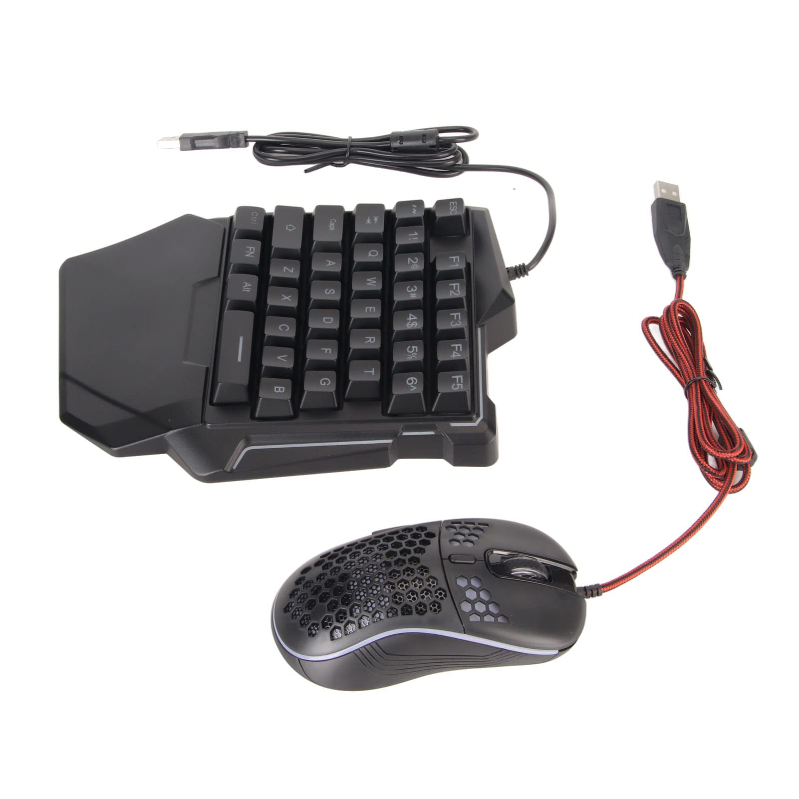 Set Convertitore Tastiera, ABS Plug and Play Tasti Personalizzabili Ad Alta Precisione Convertitore Tastiera e Mouse da Gioco Connessione Cablata per Console di Gioco