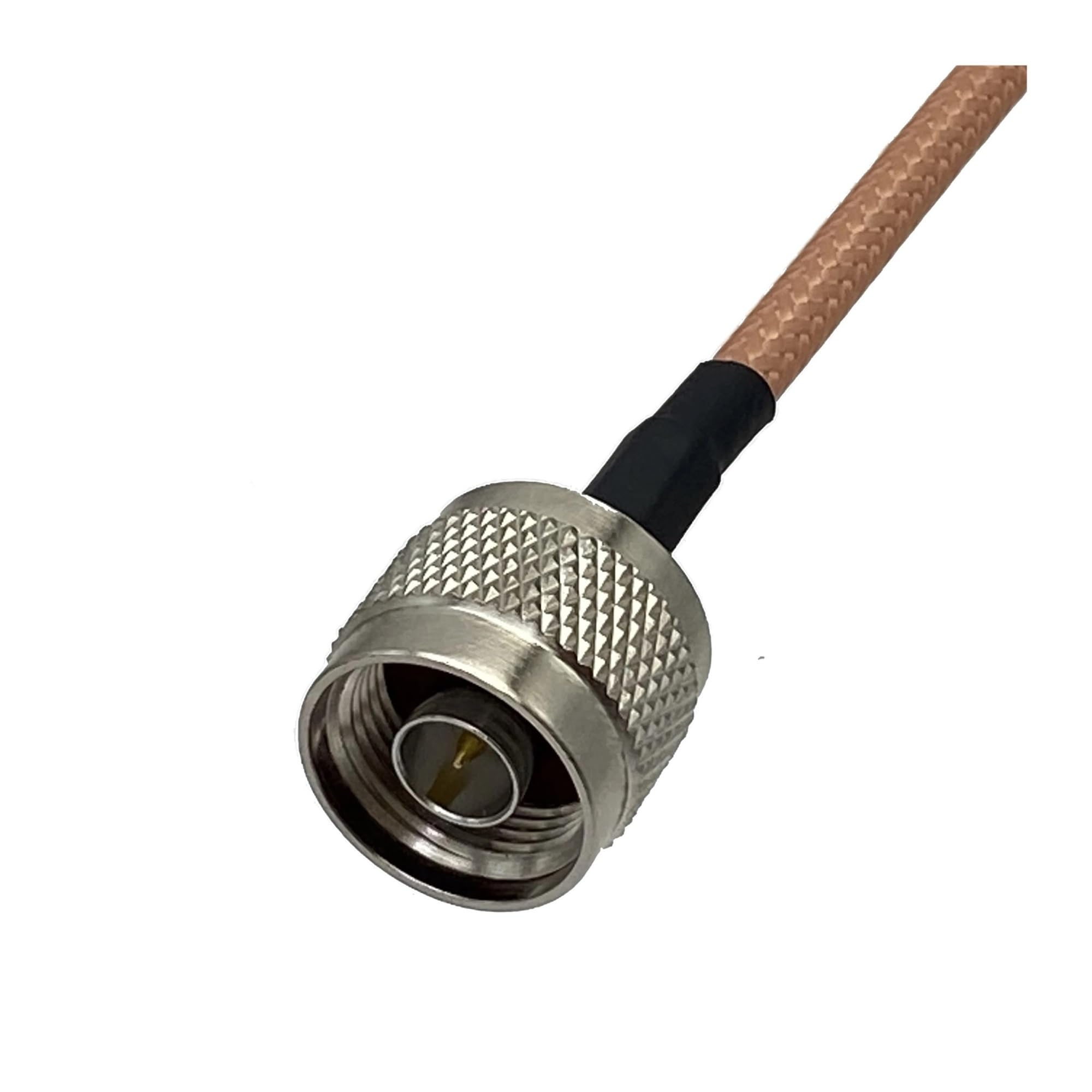 RG 142 N Spina Maschio a UH F PL 259 Connettore A Crimpare Terminale Dritto RF Jumper Cavo a spirale 50ohm 6 pollici ~ 10M | 1.5M