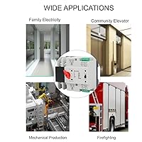 Vista 7 de Interruptor de transferencia automática de energía, interruptor de transferencia manual de 100 amperios, interruptor de transferencia automática 2P