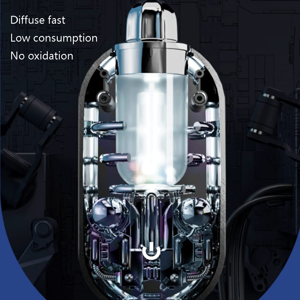 Habiba Humidificador Difusor de Aceite Esencial por ultrasonido con Base, Mini humidificador portátil de 15 ml con temporización táctil, Apagado automático sin Agua, Ayuda para Dormir Silencioso