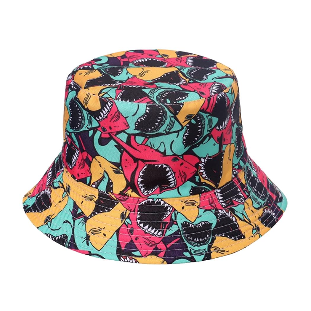 Quanhaigou Bucket Hats Unisex Summer Travel Beach Fisherman Cap for Men Women Teens
