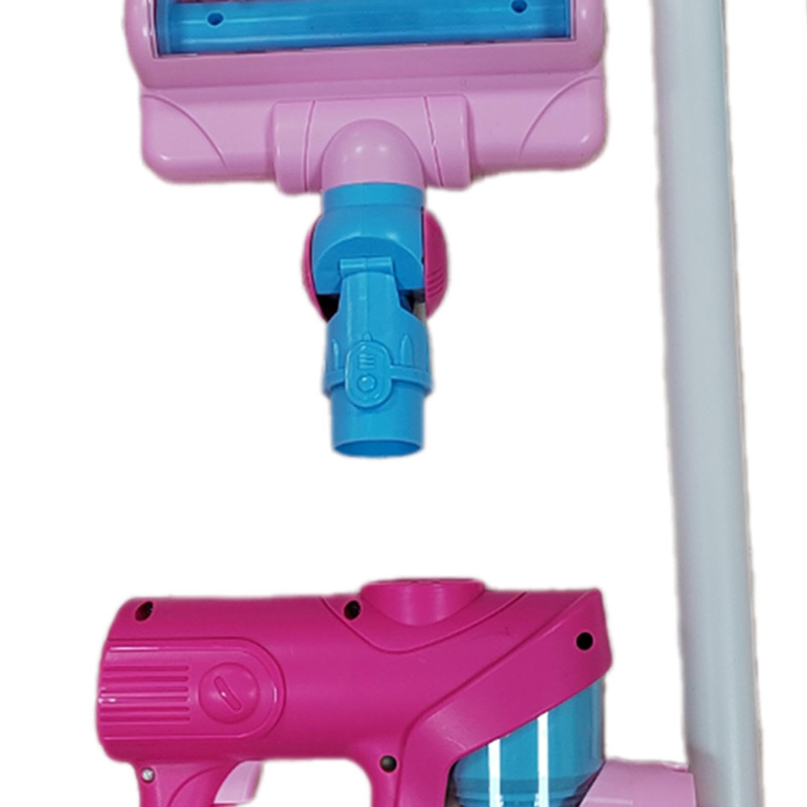 Aspirapolvere Giocattolo per Bambini, Ideale per Le Pulizie Domestiche, Rosa