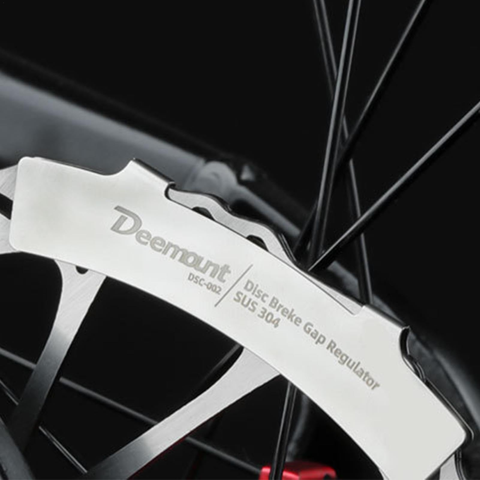 biccycle Disc Brake Pads - bikke Rotor Truing Fork | Brake Correction Brake Pads Gap Regulator | Rotor Centering Gap Setting Install Alignment Adjuster Regulator Tool