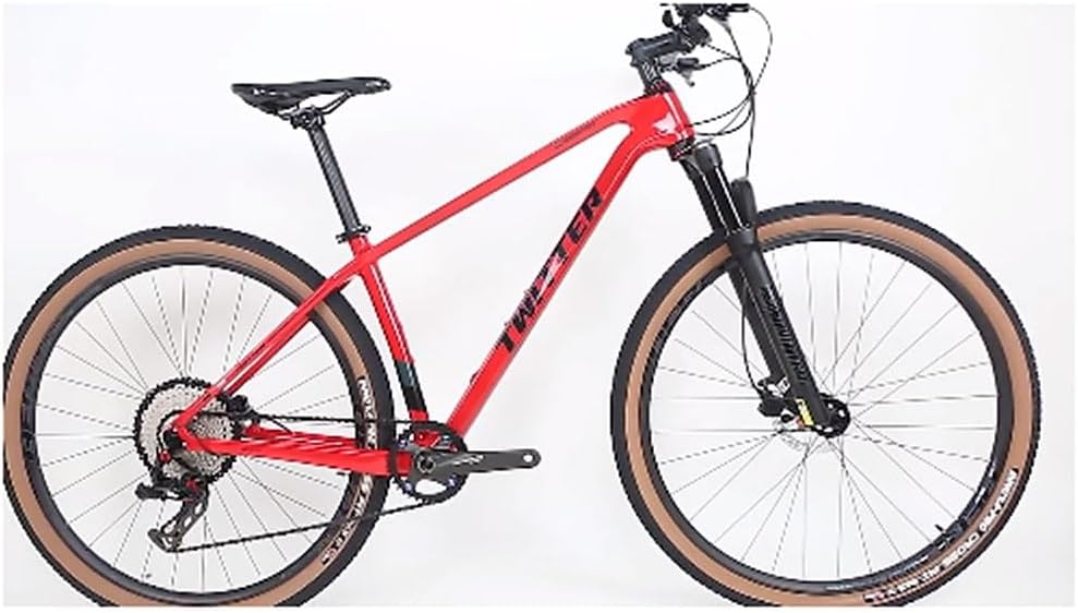 TUJISEK Mountain Bikes Frame Carbon Fiber 15''/17''/19'' Mountain Bikes Frame Thru Axle 12 * 148mm Boost Disc Brake XC Frame Internal Routing for 27.5 29er Wheels