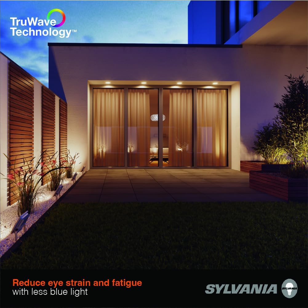 Sylvania TruWave PAR38 LED Light Bulb, 15.5W = 120W, 5 CCT Select 2700/3000 / 3500/4000 / 5000K, 40-Degree Angle, Dimmable, 1300 LMS, Clear Finish - 1 Pack (41522)