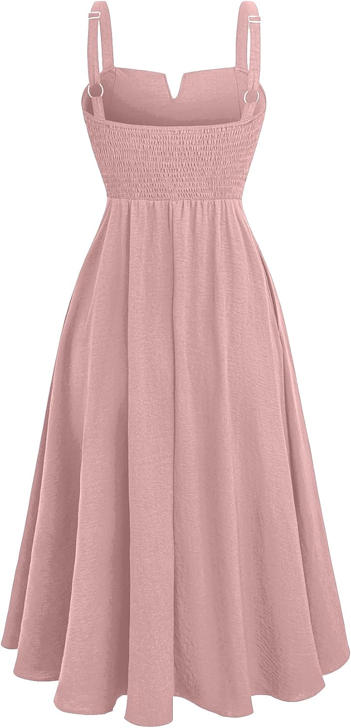 RWJ Women's Plus Size Dresses with Pockets V-Neck Sleeveless Maxi Dress for Wedding Guest Dress Formal Cocktail - Image 6