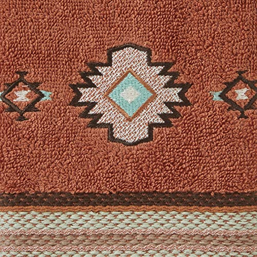 Skl Home Southwest Sunset Hand Towel, 15X26, Rust #TOP1