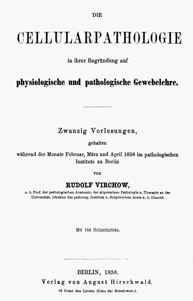フロッシュページ Amazon.com: Virchow Title-Page 1858 Ntitle-Page Of Rudolph