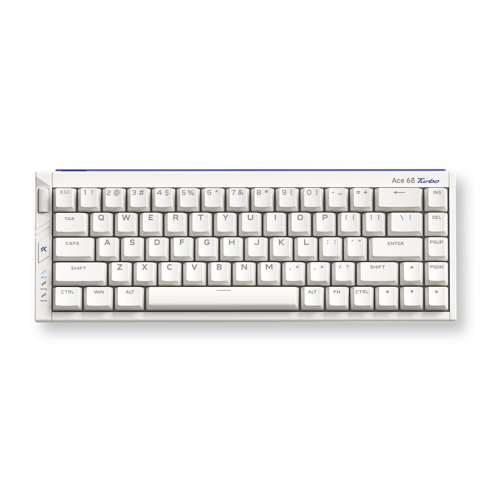 MCHOSE Ace68 Turbo HE teclado 8000Hz Rapid Trigger Nova Blanco, Blanco