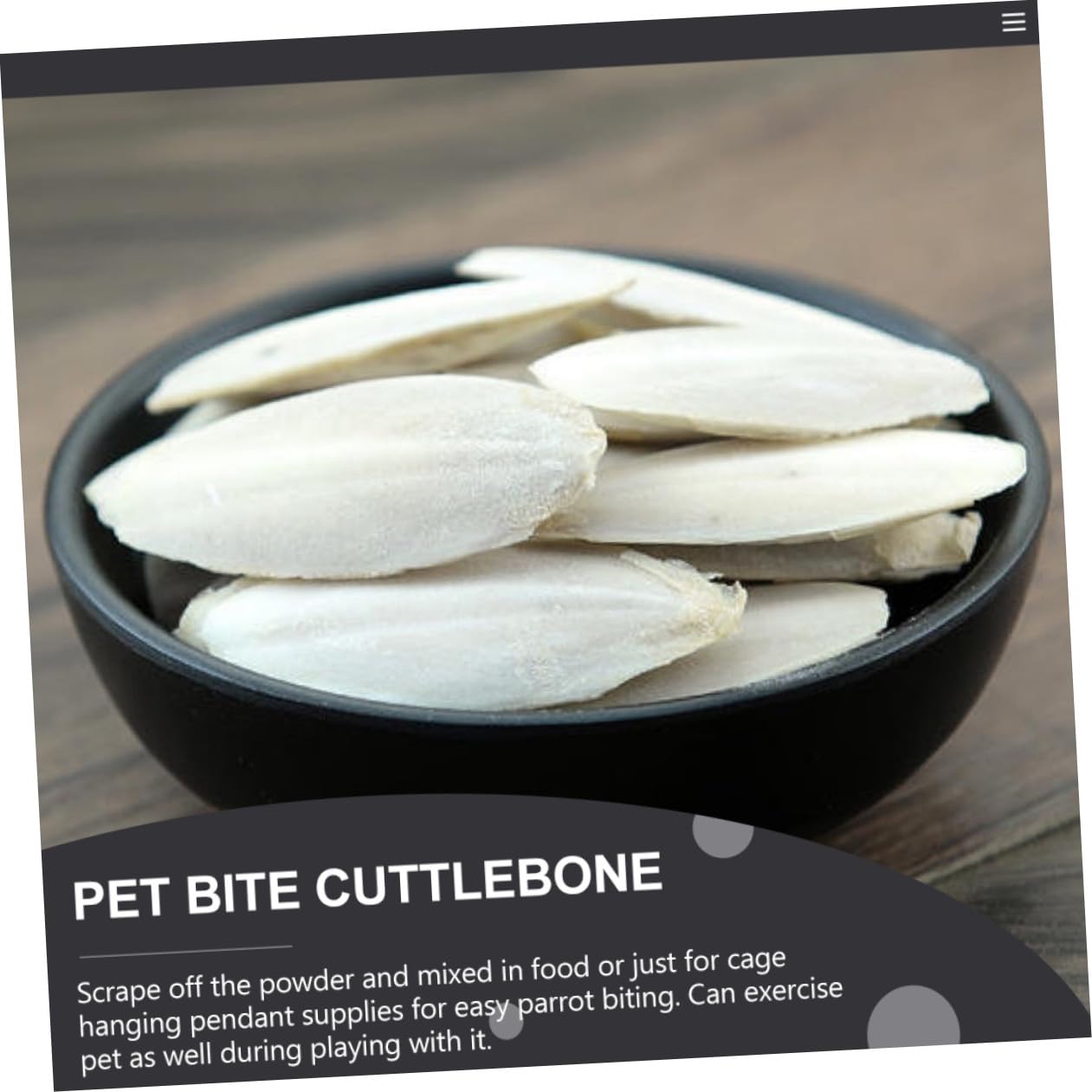 GALPADA 36 Ensembles Lot de Os de Seiche à Mâcher pour Petits Animaux de Grignotage Naturel Calcium avec Support Métallique pour Hamsters Cochons et Oiseaux