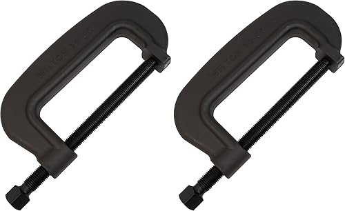Miniatura 33 de Wilton Brute Force C-Clamp, apertura de 4-1/2", garganta de 2-7/8", 20000 libras fuerza de sujeción (modelo 4 F.C.)