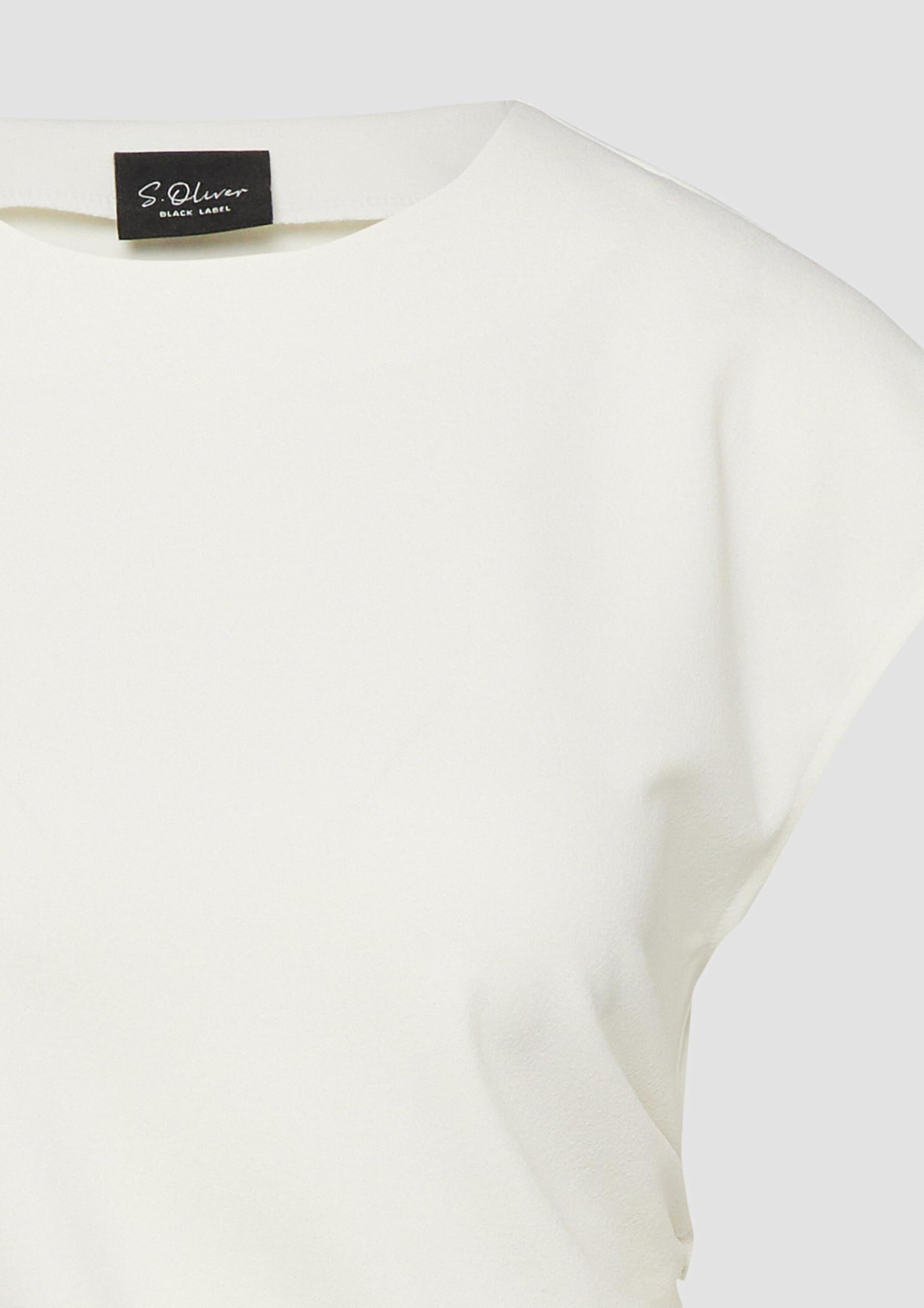 s.Oliver Elegantes Shirt mit seitlicher Raffung