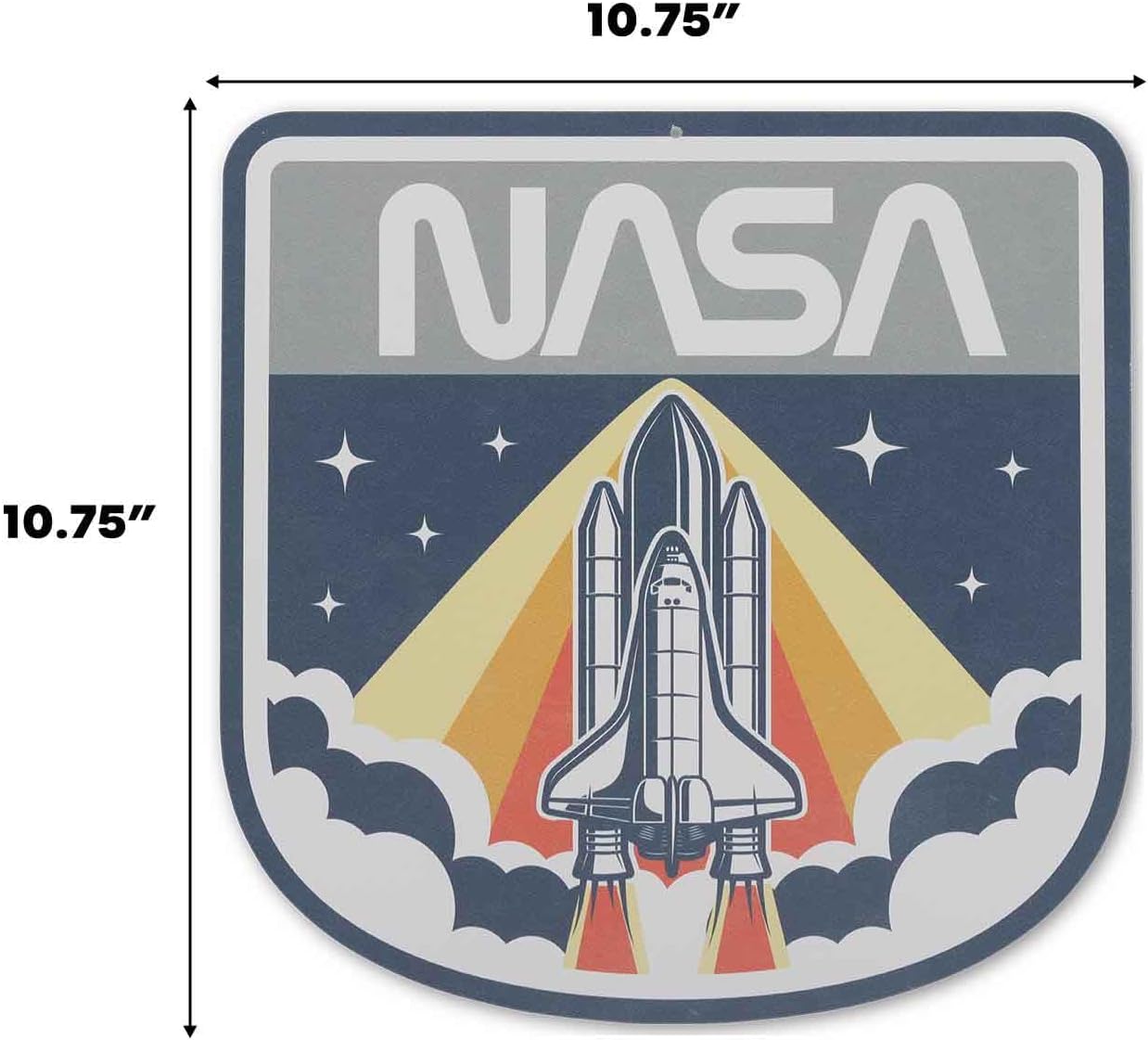 NASA Rocket Badge Metal Sign (Tin/Metal Wall Sign)