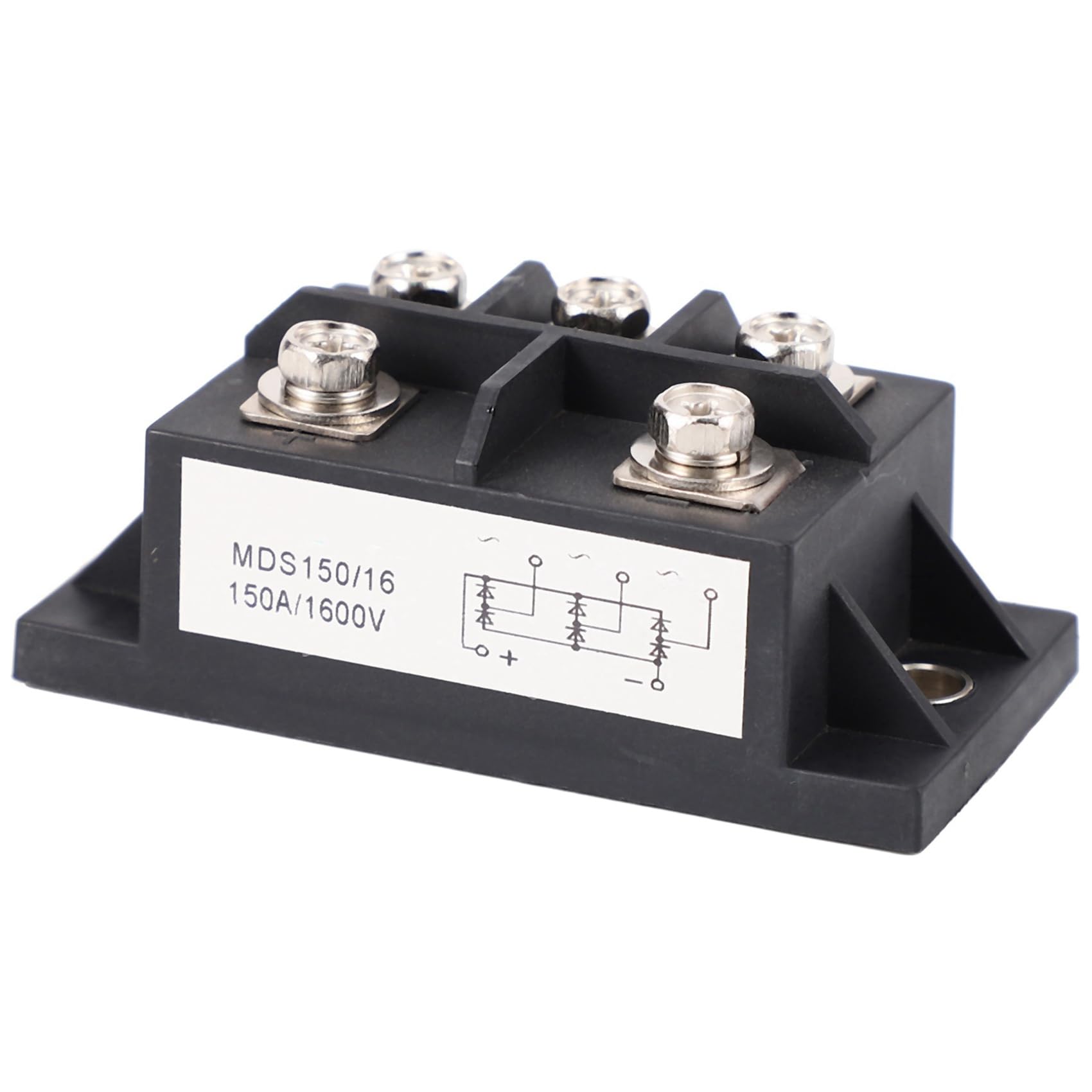 3X Raddrizzatore Un Ponte Un Diodi Trifase MDS150A 150A Amp 1600V Rame 150 Celsius 80X40X33mm Controllo del Ponte Un Diodi Un Cassa nel Metallo