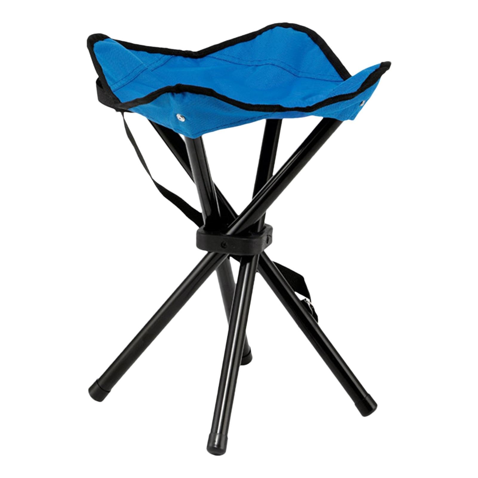 Tabouret De Camping Pliant – Pieds Acier, Tissu Oxford 600D, Antidérapant, Capacité Robuste, Pour Intérieur Et Extérieur