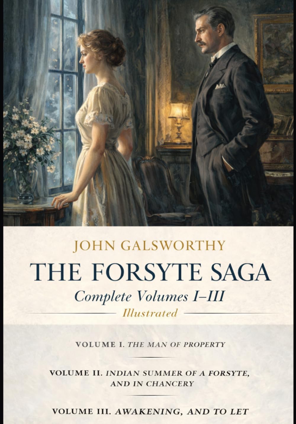 THE FORSYTE SAGA: COMPLETE VOLUMES I–III - Illustrated