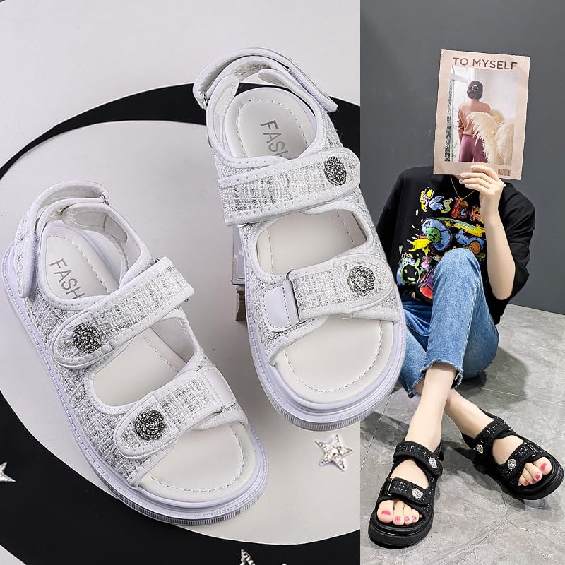 Sandals women's 2025 new summer ins tide leisure sports style fit fashion platform beach shoes children skin-friendly, breathable and comfortable 6