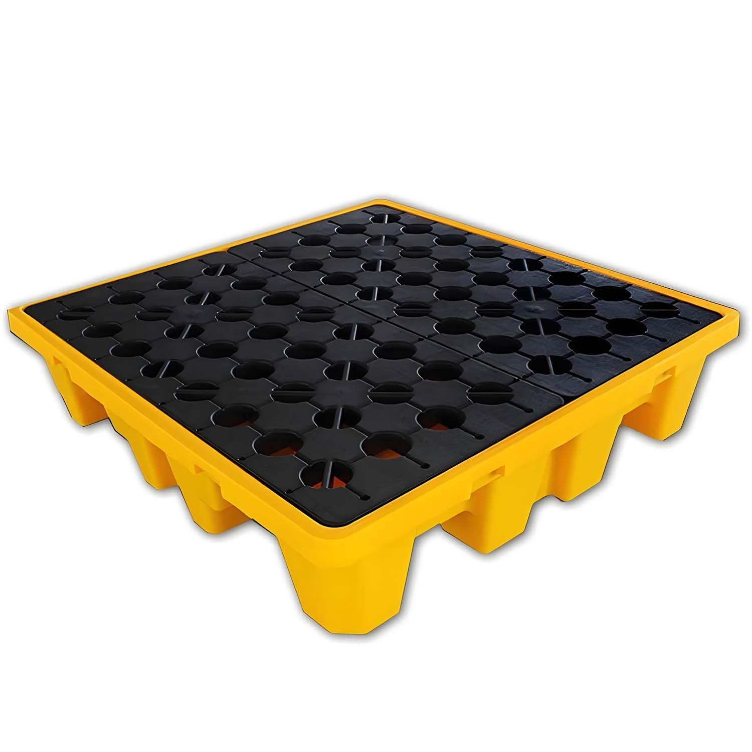 Aioneer Spill Platform Spill Containment Platform With Grating Stackable Modular Platform With Drain Outlet Modular Platform Pallets Spill Containment