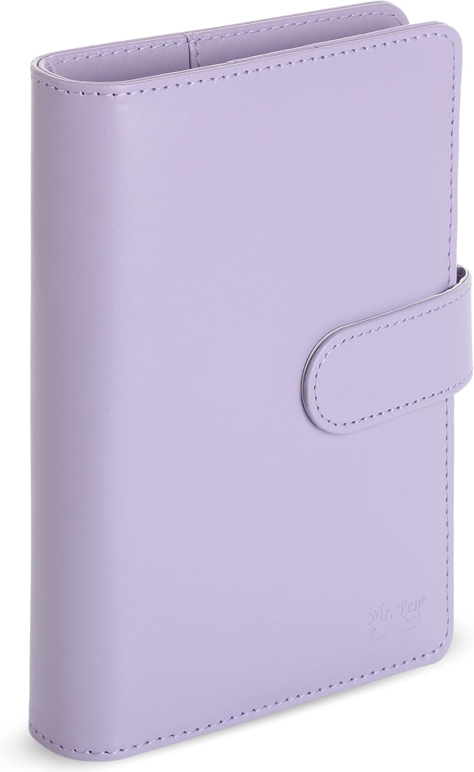 Mr. Pen- Planner Binders, Leather Notebook Cover, Composition Notebook Cover Refillable, Wallet Binder, Planner Binder 6 Ring, Leather Ring Binder, Refillable Notebook Binder (A6, Purple)