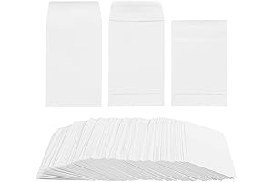 White Blank Coin Envelopes Seed Packets for Storage
