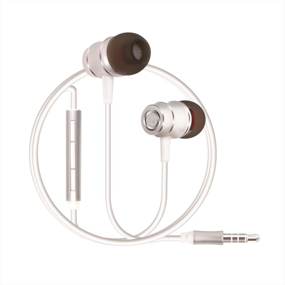 Wired Earphones, Zeceen Stereo In-Ear Sport Earbuds with Lightweight, Noise Cancellation for iPhone,iPad, Samsung, PC