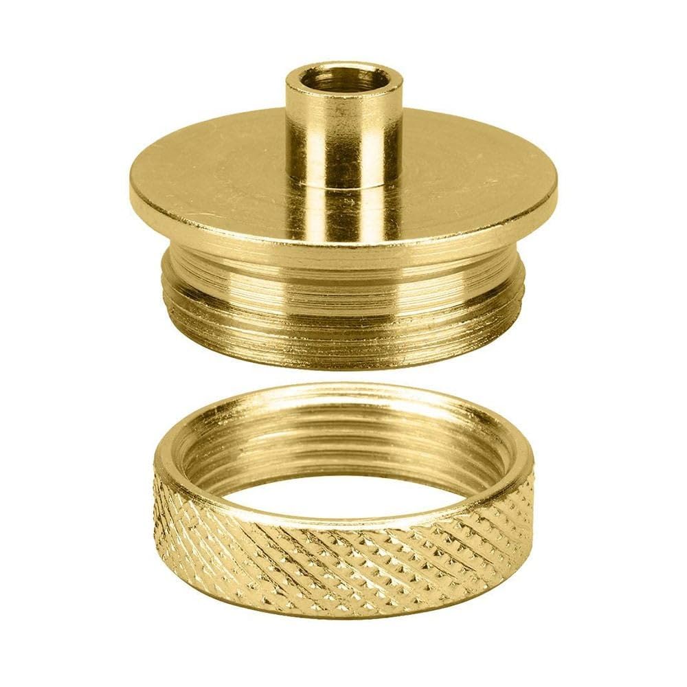 Big Horn 19663 3/8 inch Brass Router Template Guide with Lock Nut Replaces OEM# 42036
