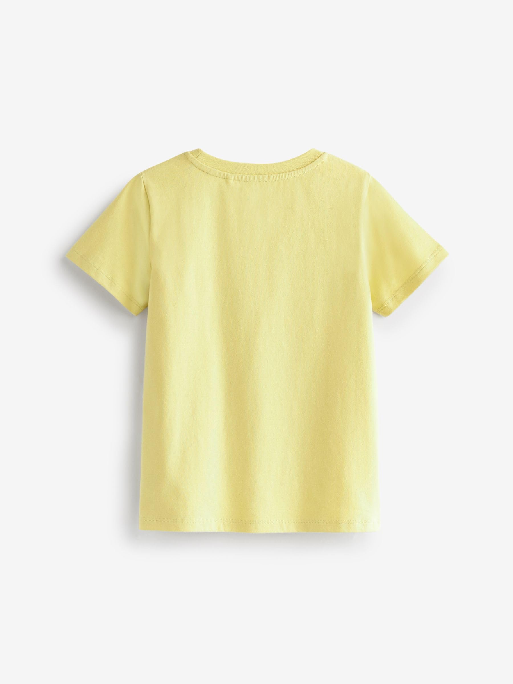 NEXT Mädchen Einfarbige T-Shirts in Pastelltönen, 7er-Pack