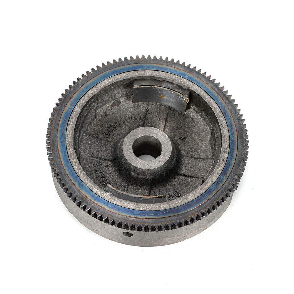 Electric Start Kit Compatible with HondaGx390 11HP GX390 13HP, Starter Motor with Solenoid, FlyWheel with Ring Gear for HondaGx390 11HP/GX390 13HP (US Stock)