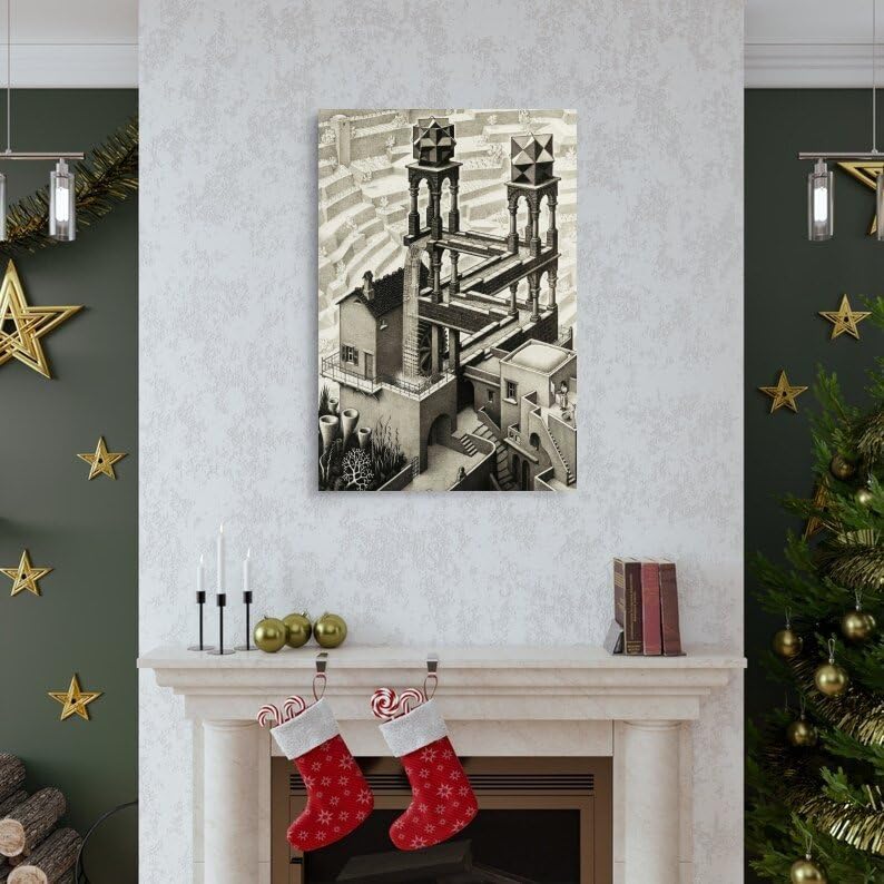 Tableau M.C. Escher Automne pour Customiser un Bureau - 5
