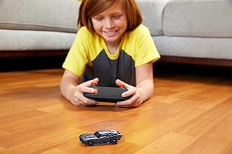 Hot Wheels Toy Car RC, 1:64 Scale Remote- Control The Batman Batmobile from The Movie, USB Rechargeable Controller, On- or Off-Track Racing