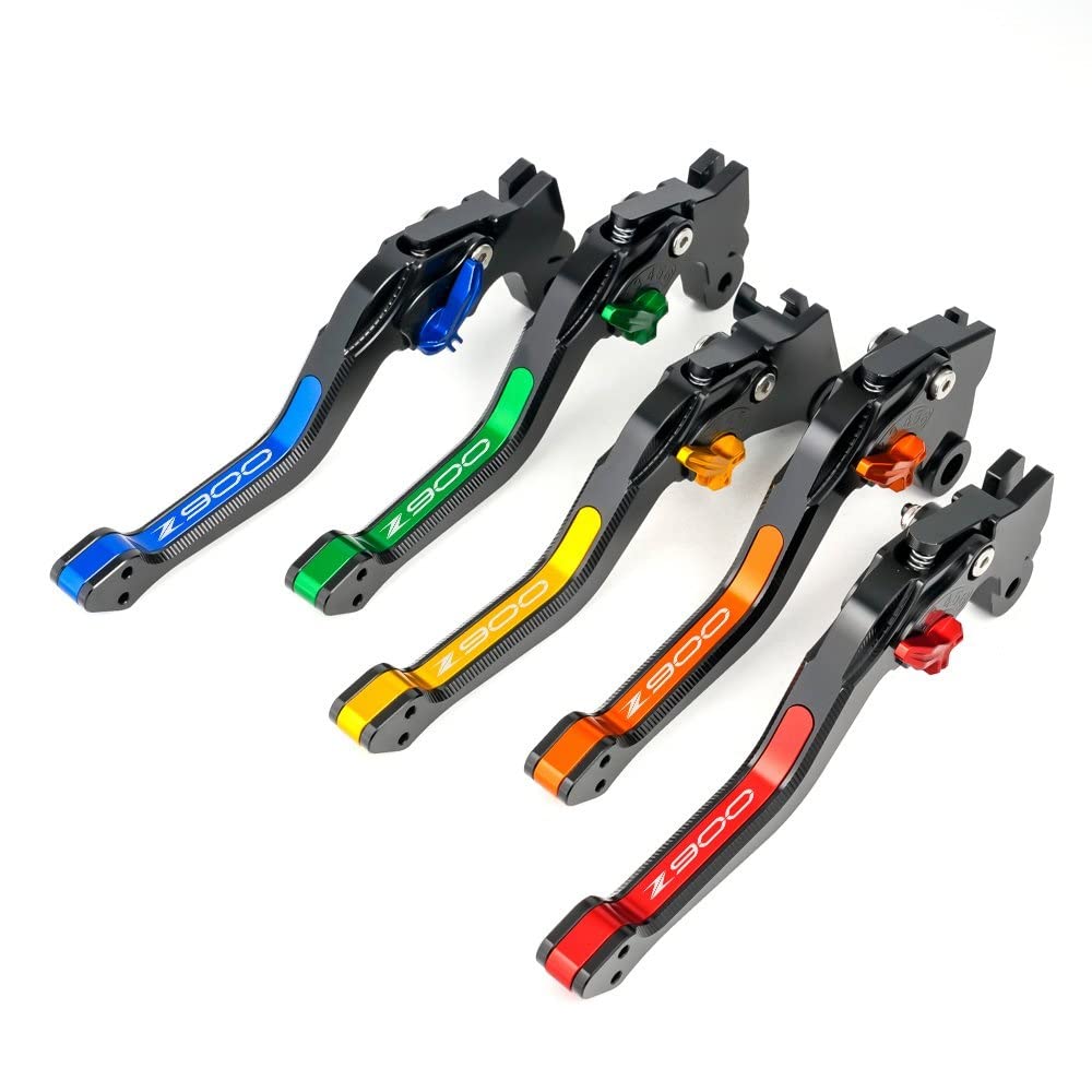 Levier De Frein De Moto Accessoires De Moto Pour Kawasaki Z900 Z 900 Z900 CNC Leviers De Frein D'embrayage 2017-2021 2022 Kit Levier D'embrayage (Color : Short Gray2