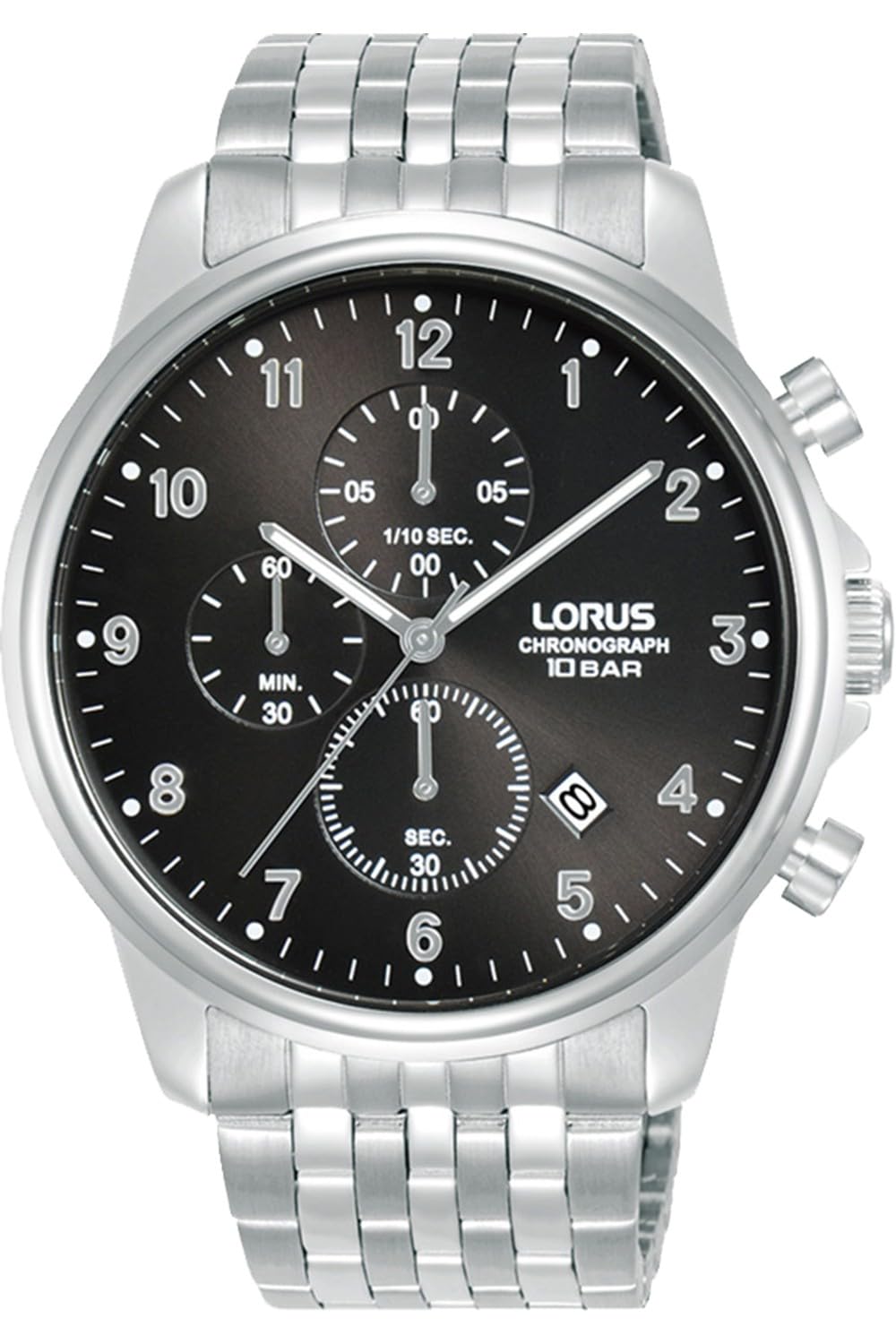 Lorus Analogico RM335JX9, Argento, Bracciale - 4